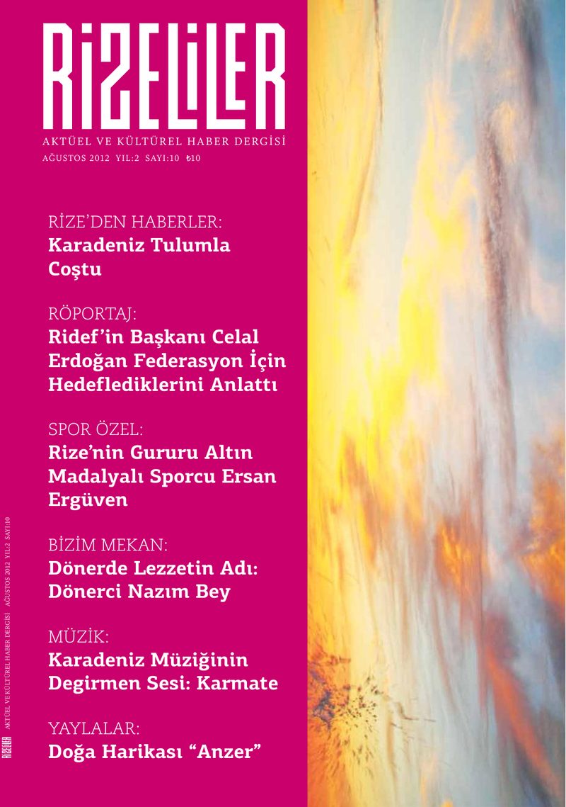 Ağustos 2012 kapağı